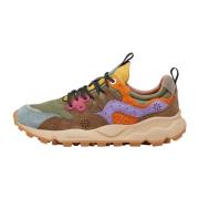 Suede and technical fabric sneakers Yamano 3 UNI Flower Mountain , Mul...