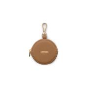 Beige Geritste Koeienleren Portemonnee Monedero Lottusse , Beige , Dam...