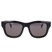 Gucci Gg1135S 002 Zonnebril Gucci , Black , Heren