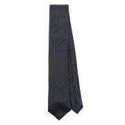 Elegante BL1 TIE voor Mannen Ermenegildo Zegna , Blue , Heren