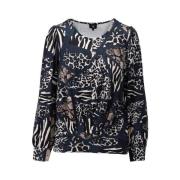 Stijlvol Shirt Z228/P854 K-Design , Multicolor , Dames