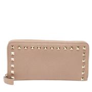 Pre-owned Leather wallets Valentino Vintage , Pink , Dames