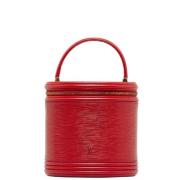 Pre-owned Leather louis-vuitton-bags Louis Vuitton Vintage , Red , Dam...