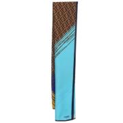 Pre-owned Silk scarves Fendi Vintage , Multicolor , Dames