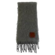 Pre-owned Canvas scarves Loewe Pre-owned , Gray , Dames