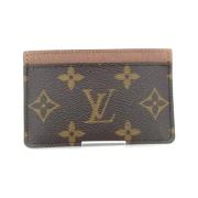 Pre-owned Canvas wallets Louis Vuitton Vintage , Brown , Heren