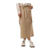 Elegante Brooklyn Skirt Nukus , Beige , Dames