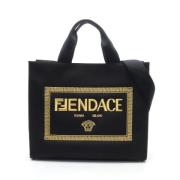 Pre-owned Canvas fendi-bags Fendi Vintage , Black , Dames