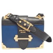 Pre-owned Leather prada-bags Prada Vintage , Blue , Dames