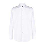 Klassiek Wit Button-Down Overhemd Xacus , White , Heren