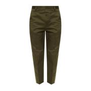 Groene Broek Ss22 Katoen Elastaan Dsquared2 , Green , Heren