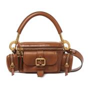 Leren Multipocket Schoudertas Chloé , Brown , Dames