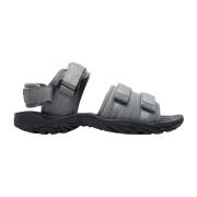 Sandalen met logo applique Comme des Garçons , Gray , Heren