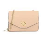 Leren tas aan een ketting Kazar , Beige , Dames