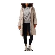 Gewatteerde Winterjas Moscow , Beige , Dames