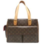 Pre-owned Canvas louis-vuitton-bags Louis Vuitton Vintage , Brown , Da...