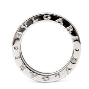 Pre-owned Metal rings Bvlgari Vintage , White , Dames