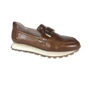 Elegante Loafers voor Vrouwen Hispanitas , Brown , Dames