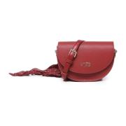 Ecoleather Schoudertas met Frontlogo V73 , Red , Dames