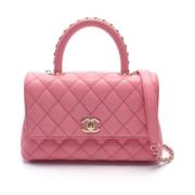 Pre-owned Canvas chanel-bags Chanel Vintage , Pink , Dames