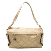 Pre-owned Canvas chanel-bags Chanel Vintage , Yellow , Dames