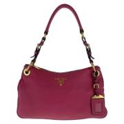 Pre-owned Leather prada-bags Prada Vintage , Pink , Dames