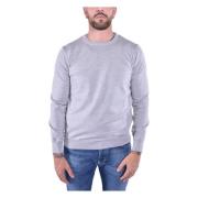 Wollen Crewneck Trui Kangra , Gray , Heren