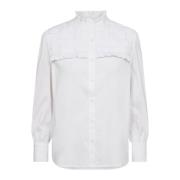 Elegante Crisp Braid Shirt Blouse Wit Co'Couture , White , Dames