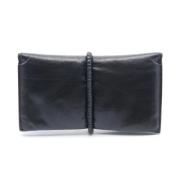 Pre-owned Leather wallets Bottega Veneta Vintage , Black , Dames