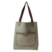 Pre-owned Canvas gucci-bags Gucci Vintage , Beige , Dames