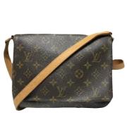 Pre-owned Canvas louis-vuitton-bags Louis Vuitton Vintage , Brown , Da...