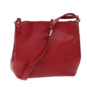 Pre-owned Leather louis-vuitton-bags Louis Vuitton Vintage , Red , Dam...