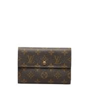 Pre-owned Canvas wallets Louis Vuitton Vintage , Brown , Dames