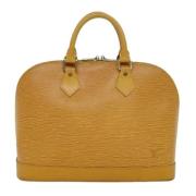 Pre-owned Leather louis-vuitton-bags Louis Vuitton Vintage , Yellow , ...