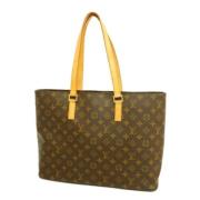 Pre-owned Canvas louis-vuitton-bags Louis Vuitton Vintage , Brown , Da...