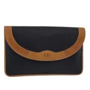 Pre-owned Nylon clutches Dior Vintage , Black , Dames