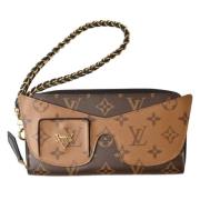 Pre-owned Canvas wallets Louis Vuitton Vintage , Brown , Dames