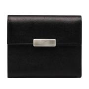 Pre-owned Leather wallets Prada Vintage , Black , Dames