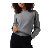 Blauwe Fancy Pullover Sleeve Trui Nukus , Blue , Dames