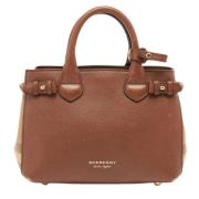 Pre-owned Canvas totes Burberry Vintage , Brown , Dames