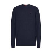 Desert Sky Cross Structure Crew Neck Trui Tommy Hilfiger , Blue , Here...