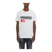 Cool Fit Logo T-shirt Dsquared2 , White , Heren