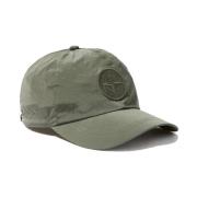 Verstelbare trekkoord 6-panel pet in Econyl® Stone Island , Green , He...