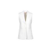 Stijlvolle Vest voor Mannen Michael Kors , White , Dames