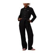 Zwarte Jumpsuit voor Dames Lee , Black , Dames