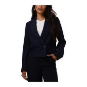 Korte Navy Blazer Y.a.s , Blue , Dames