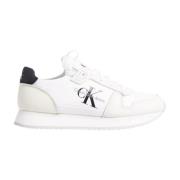 Witte Damessneakers Calvin Klein Jeans , White , Dames