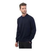 Blauwe Crewneck Sweater Armani Exchange , Blue , Heren