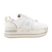 Platform Sneakers Premiata , White , Dames