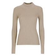 Beige Cashmere Blend Sweater met Lurex Brunello Cucinelli , Beige , Da...